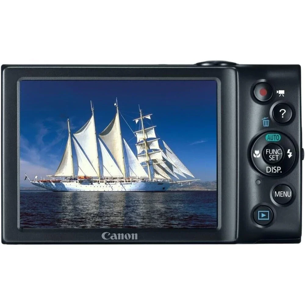 Canon PowerShot A3400 IS 16.0MP Digital Camera - Black! Does not work! for parts